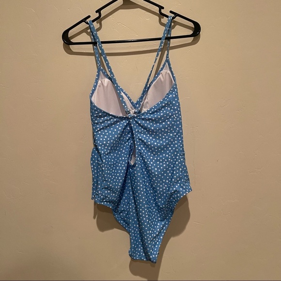 NWT Jessica Simpson Polka Dot One Piece Swimsuit - Picture 7 of 7